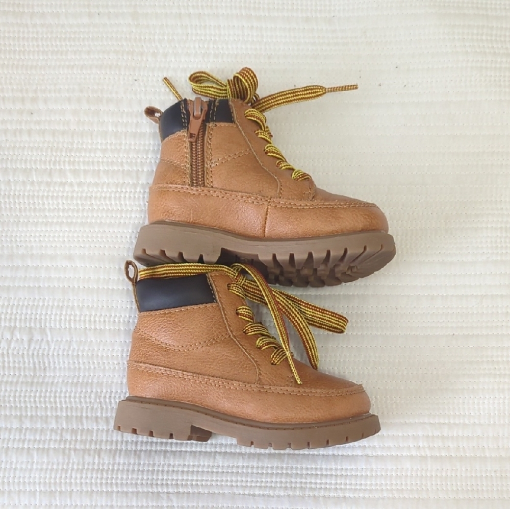 Carter's Tan and Black Kids Boots